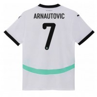 Austria Marko Arnautovic #7 Replica Away Shirt Ladies Euro 2024 Short Sleeve